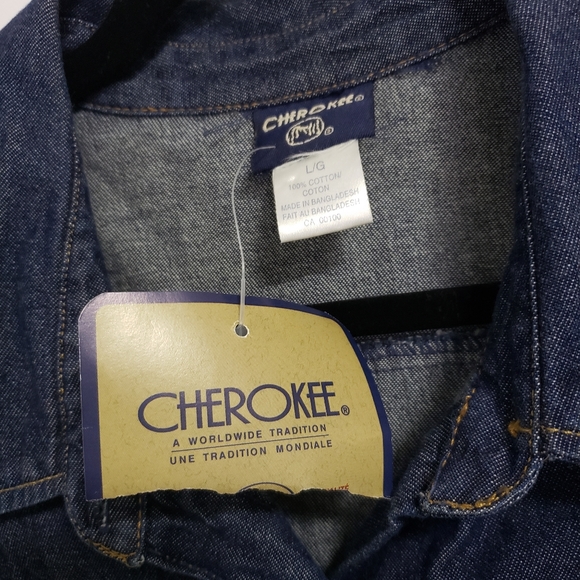 VINTAGE CHEROKEE Long Denim Dress - Picture 4 of 7